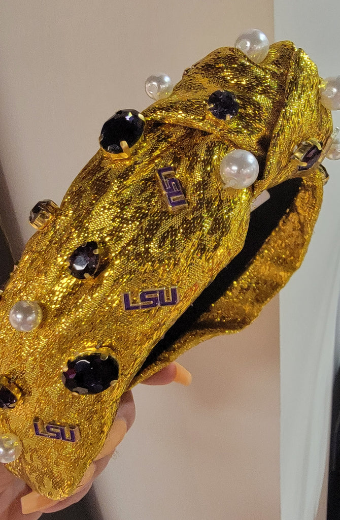 BRIANNA CANNON - LSU LOGO HEADBAND